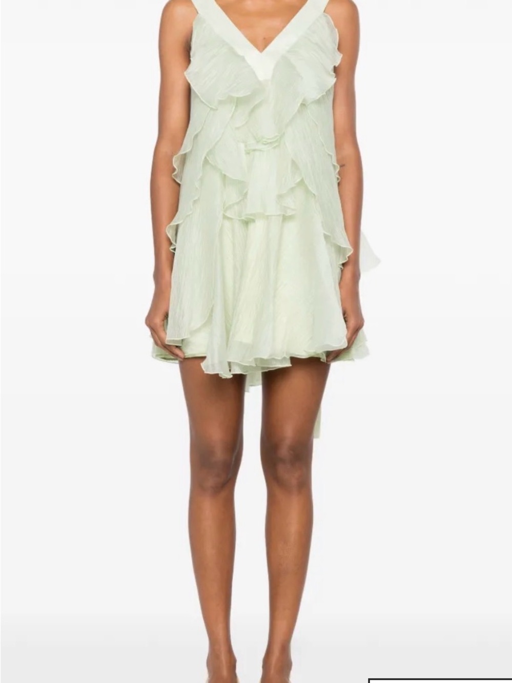 2026 Authentic Aje Athena Green Mini Dress
